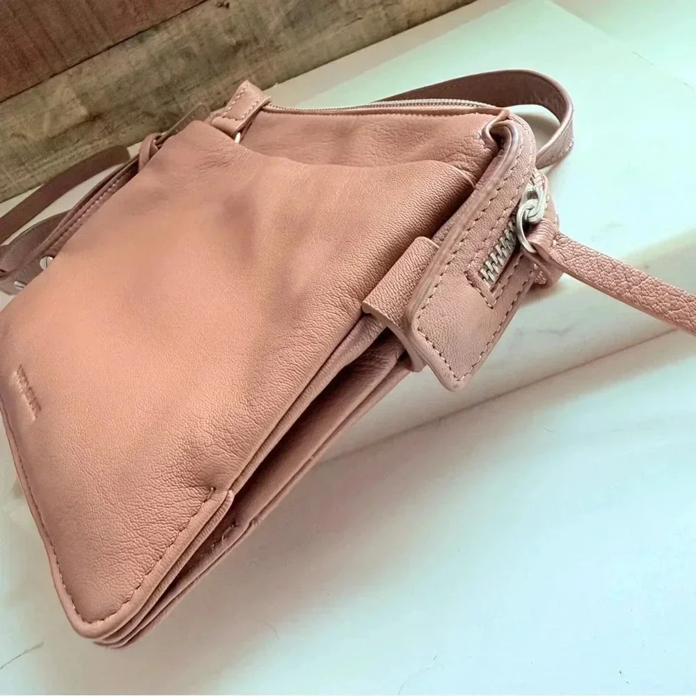 NWOT Lucky Brand Biro Leather Crossbody